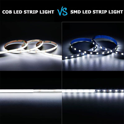 ΑΠΟΥΡΟΣ 12V24V 8mm10mm 480Leds 6500K Λευκό CE RoHs Ευέλικτο COB LED Strip Light