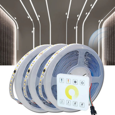 ρεύμα ρεύματος 12v24v 8mm 120leds 3000K-6500K ηλεκτροπίνακα SMD2835 Led Strip Light