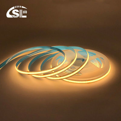 Αδιάβροχο COB Led Strip Light IP20/IP65 8mm 12V24V 320Leds 2700K Ένα εκατοστό κόψιμο 3-