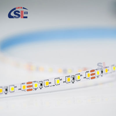 CCT 12V24V 8mm 120leds 3000K-6500K Ευέλικτο διχρωματικό ηλεκτροπίνακα SMD2835 LED Strip Light