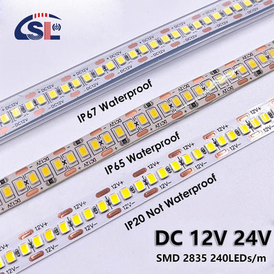Αδιάβροχο 240leds 10mm 3000K 4000K 6500K LED Light Strip με 50000 ώρες εργασίας