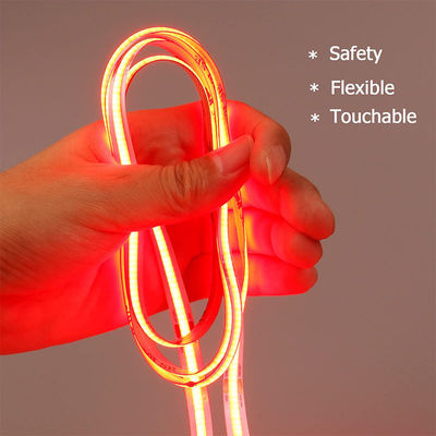 Ξενοδοχείο COB LED Strip Light 12V 24V 8mm 10mm 480 LEDs Κόκκινο για εσωτερική και εξωτερική διακόσμηση