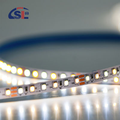 2835 CCT LED Strip 120leds Διπλή λευκή θερμοκρασία χρώματος ρυθμιζόμενη για τα προϊόντα σας