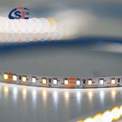 Υψηλό φως 12v24v 8mm 120leds 3000K-6500K CCT Δύο χρώματα πίνακα κοπής πετσέτας SMD2835 LED Strip Light