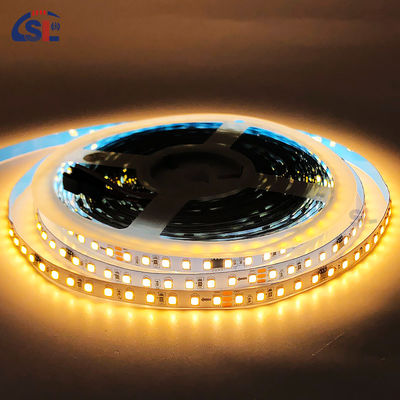 Οικιακή LED λωρίδα φωτός DC12V 24V SMD2835 ηλεκτροπλακέτα PCB 120Ds 8mm Ra 80 3000K
