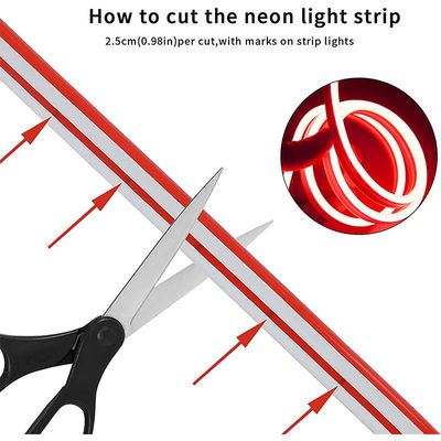 DC 12V κόκκινο LED Neon Flex με 50000 διάρκεια ζωής και εγκατάσταση κρεμασμένης τοποθέτησης