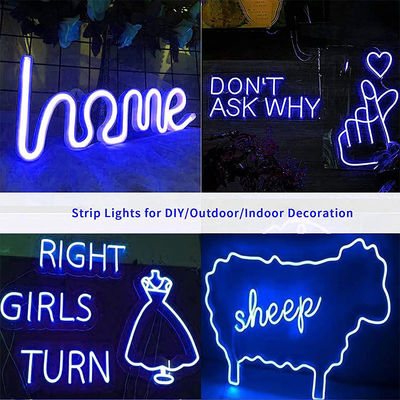 IP65 Αδιάβροχο μπλε LED Neon Flex με 120 LED/M και θερμοκρασία λειτουργίας 40 60C