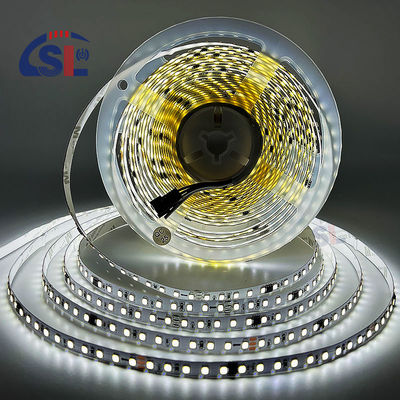 Οικιακή LED λωρίδα φωτός DC12V 24V SMD2835 ηλεκτροπλακέτα PCB 120Ds 8mm Ra 80 6500K λειτουργεί
