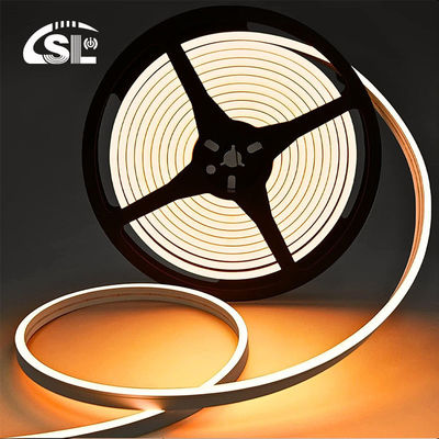 Υποστήριξη Dimmer Warm White Neon Flex 3000K Mini 24V 4x10mm IP65 Αδιάβροχο 168 LEDs / m