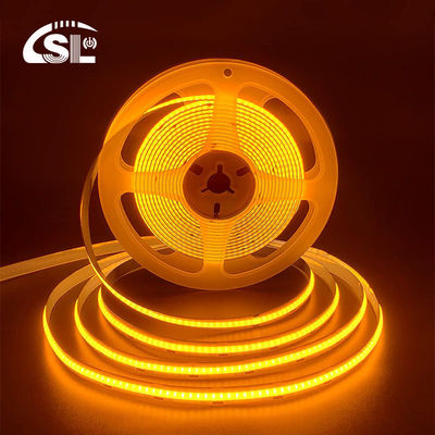 IP20 12V 24V Ευέλικτο φως λωρίδας LED 8mm 320Leds Πορτοκαλί αδιάβροχο φως λωρίδας 3