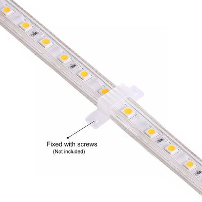 Λευκό 10mm 240leds 6500K Ηλεκτροπίνακα IP44 SMD2835 Led Strip Φως υψηλής τάσης 110v220v