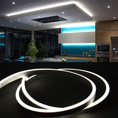4100K Cool White LED Neon Flex 24V DC Ασύρματο 8x16mm 120LEDs/m IP65 Ανερόστεγος Ιδανικός