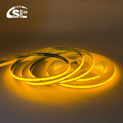 Ξενοδοχείο House COB LED Strip Light CE RoHs IP20 Ra90 8mm πλάτος 12V 24V Χρυσό Κίτρινο