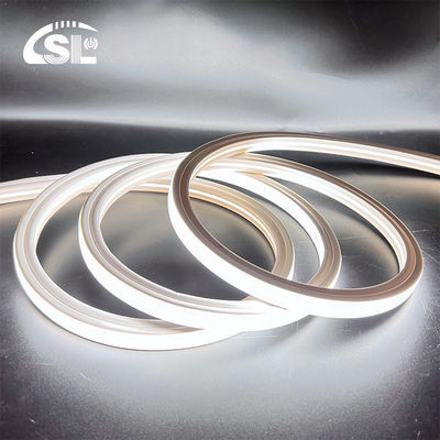 48V 16x16mm επίπεδο σχήμα κατακόρυφη κάμψη IP65 αδιάβροχο LED Neon Flex 6000K