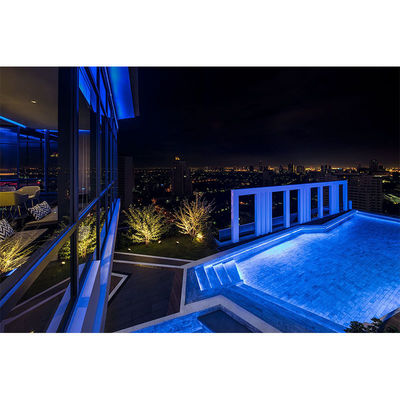 Φωτισμός Υψηλή φωτεινότητα DC12V24V 480leds 8mm Ice-Blue COB Led Strip Light με 3-