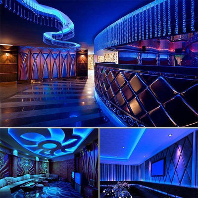 Φωτισμός Υψηλή φωτεινότητα DC12V24V 480leds 8mm Ice-Blue COB Led Strip Light με 3-