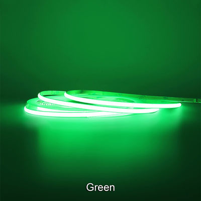 Μακροχρόνια COB Led Strip Light IP20 8mm 12V24V 320leds Πράσινο για εξωτερικά εσωτερικά