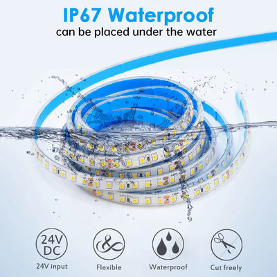 COB Φωτιστική λωρίδα 110v220v 8mm 120leds 4000K IP67 Αδιάβροχο πίνακα κοπής με πετσέτα SMD2835 Φωτιστική λωρίδα LED