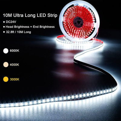 110V220V 8mm 120leds 3000K4000K6500K Θερμό λευκό φυσικό λευκό ηλεκτροπίνακα SMD2835 Led Strip Light