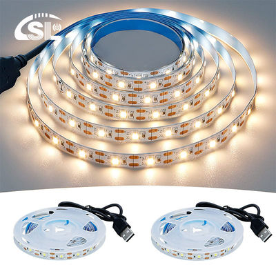 3- 120° γωνία δέσμης 5v 120leds 8mm 4000K φυσικό ένα φως ένα κόψιμο SMD2835 Led Strip Light