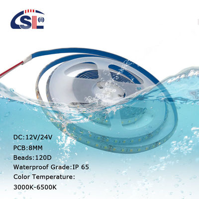 12mm 240leds 3000K-6500K CCT Δύο χρώματα SMD2835 LED Strip Light με 24V τάση εισόδου