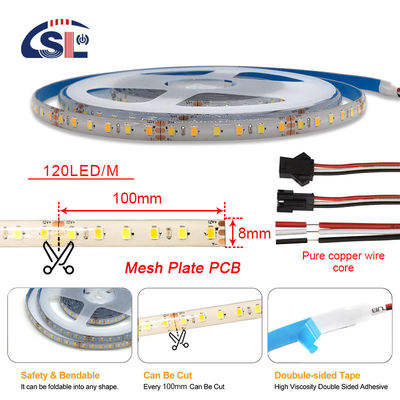 12mm 240leds 3000K-6500K CCT Δύο χρώματα SMD2835 LED Strip Light με 24V τάση εισόδου