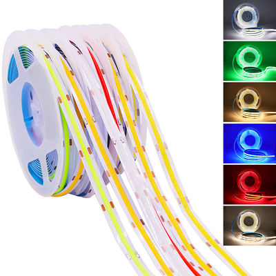 Προσαρμογή Υψηλής φωτεινότητας COB LED Strip Light με δείκτη αναπαραγωγής χρώματος Ra 90