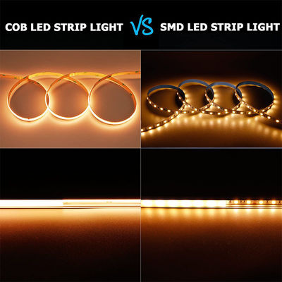 DC 24V Αδιάβροχο 5V 8mm 320leds 1cm Ένα Κόψιμο 4000K Φυσικό Ευέλικτο COB LED Strip Light