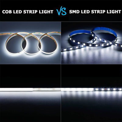 5v 320leds 8mm 6500K White COB Led Strip Light για ζωντανό φωτισμό με έλεγχο διακόπτη