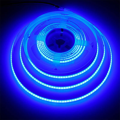 320leds 8mm Μπλε ευέλικτο COB Led Strip Φως για εσωτερική και εξωτερική διακόσμηση -20 60C