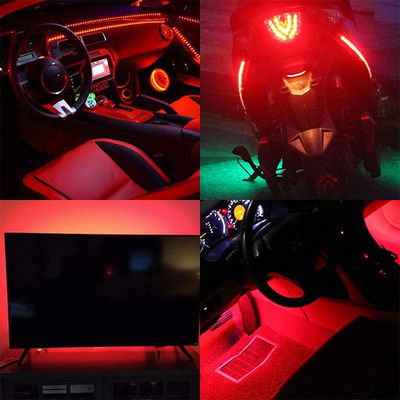 12V Dimmable Red COB LED Strip Light για εσωτερική και εξωτερική διακόσμηση 8mm 320 LED