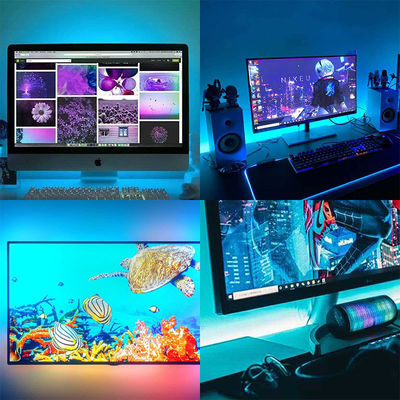 12v24v 8mm 320leds Ice-Blue ευέλικτο COB Led Strip Light για το σχεδιασμό φωτισμού και κυκλωμάτων