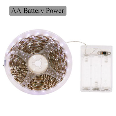 IP20 Αξιολογείται Υψηλή φωτεινότητα 5v 8mm 120leds 6500K Λευκό ευέλικτο ηλεκτροπλακέτο SMD2835 LED Strip Light