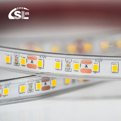 Αδιάβροχο IP67 12V 24V LED Strip Λευκό Ζεστό Λευκό 2835 120LEDs / m για εξωτερική διακόσμηση κήπου