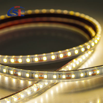 Αδιάβροχη λωρίδα LED 12V 24V Λευκή Ζεστή Λευκή 2835 120LEDs / m για εξωτερική διακόσμηση κήπου