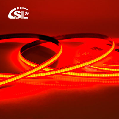Απίστευτη 24v COB 320Ds 8mm Ra 85 κόκκινη LED λωρίδα φωτός με 50000 ώρες ζωής εργασίας