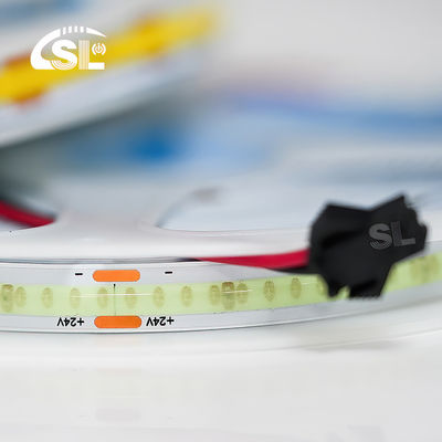 Υψηλή φωτεινότητα DC12V24V Αιγοκίτρινο COB Led Strip Light για ξενοδοχεία και εσωτερική διακόσμηση