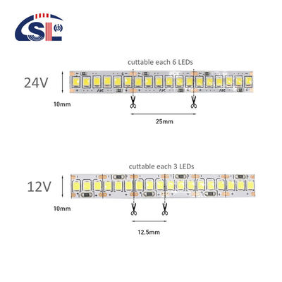 Ηλεκτροπίνακας 12V/24V 240D 3000 4000k 6000K 2835 LED φωτισμός για καθρέφτες