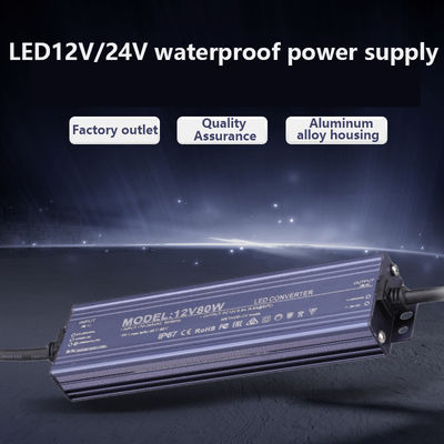 Υπερ- λεπτός 12V/24V 2.5A -25A 60w 100w 200w 300w 400w IP68 Αδιάβροχος μετασχηματιστής ισχύος