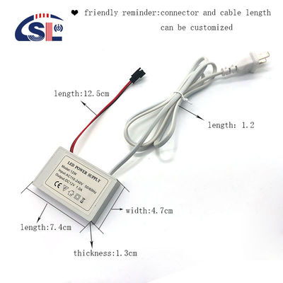 73*47*13mm Smart Bathroom Mirror Touch Switch με τάση εξόδου DC12V και φως LED