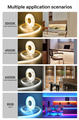 Έλεγχος αισθητήρα COB 320Ds 8mm Ra 80 4000K LED Light Strip SL- COB-03208D40