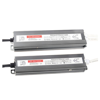 Ενιαία έξοδος Αδιάβροχος οδηγός LED 60-400W AC180-264V DC 12V 24V Διακόπτης τροφοδοσίας