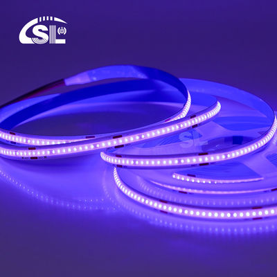 Βιώστε τη μαγεία της ηλεκτροπλακέτας 24VDC COB 320Ds 8mm Ra 85 Purple LED Light Strip