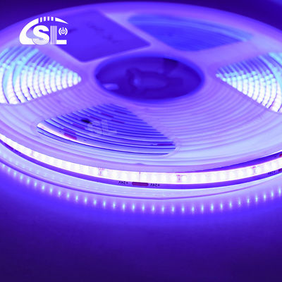 Βιώστε τη μαγεία της ηλεκτροπλακέτας 24VDC COB 320Ds 8mm Ra 85 Purple LED Light Strip