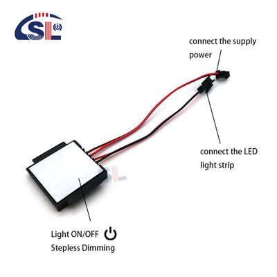 12V 3A Δύο χρώματα μειωτέα φώτα LED μειωτές φώτων με διακόπτες αισθητήρα αφής καθρέφτη