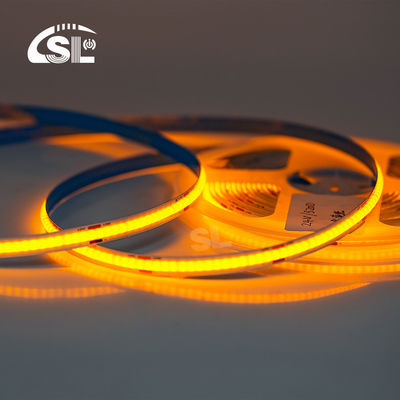 Ηλεκτροπίνακα COB 24v COB 320Ds 8mm Ra 85 Χρυσή κίτρινη λωρίδα φωτισμού για οικιακό φωτισμό