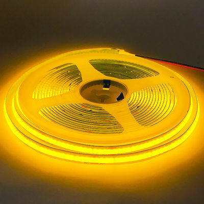 Ηλεκτροπίνακα COB 24v COB 320Ds 8mm Ra 85 Χρυσή κίτρινη λωρίδα φωτισμού για οικιακό φωτισμό