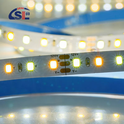 Προσαρμοσμένο CCT 12V24V 8mm 120leds 3000K-6500K Warm White-White SMD2835 Led Strip Light
