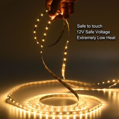 IP20 2835 SMD μονόχρωμο LED Strip Light 120 Led 12V 24V 8W χαμηλής τάσης 3M για καθρέφτη