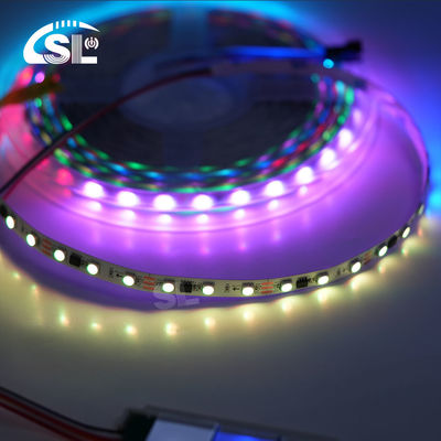 Έξυπνα πολυχρωματικά φώτα 5m 10m 12v 5050 Rgb Led Pixel Strip για οικιακό φωτισμό